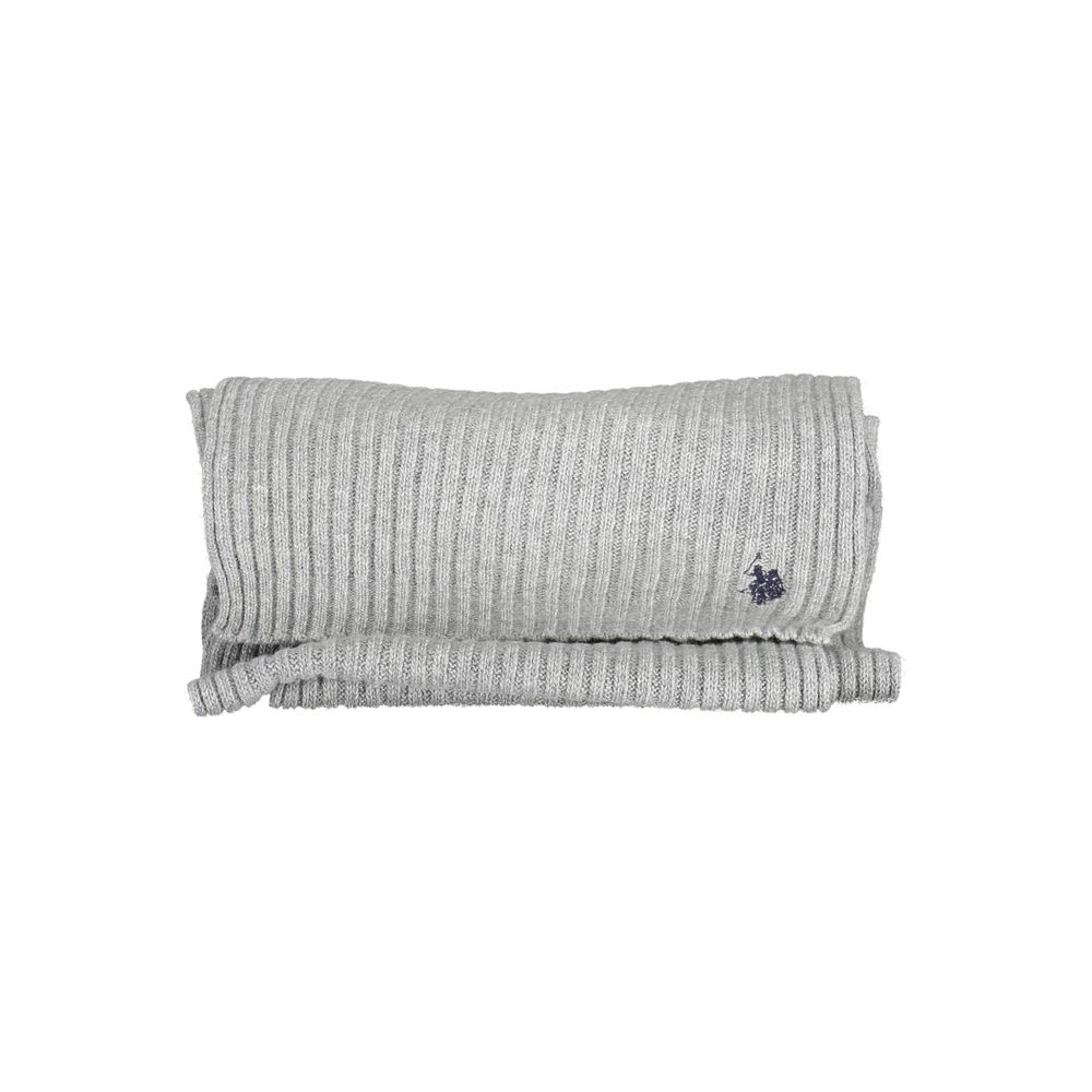 U.S. POLO ASSN. Grey Wool Scarf