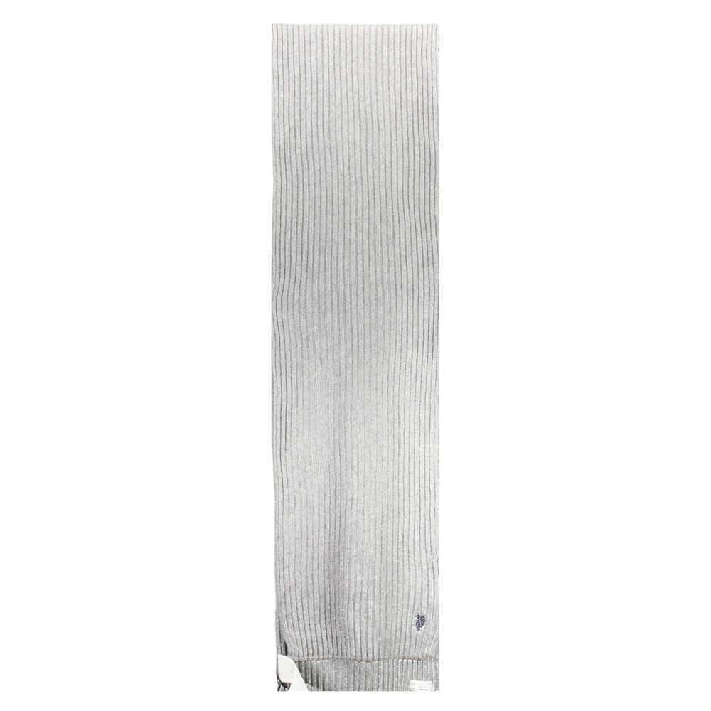 U.S. POLO ASSN. Grey Wool Scarf