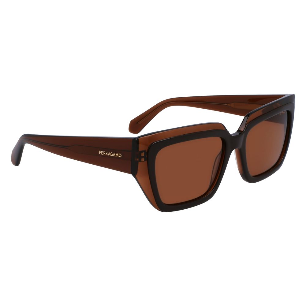 Ferragamo Brown Sunglasses