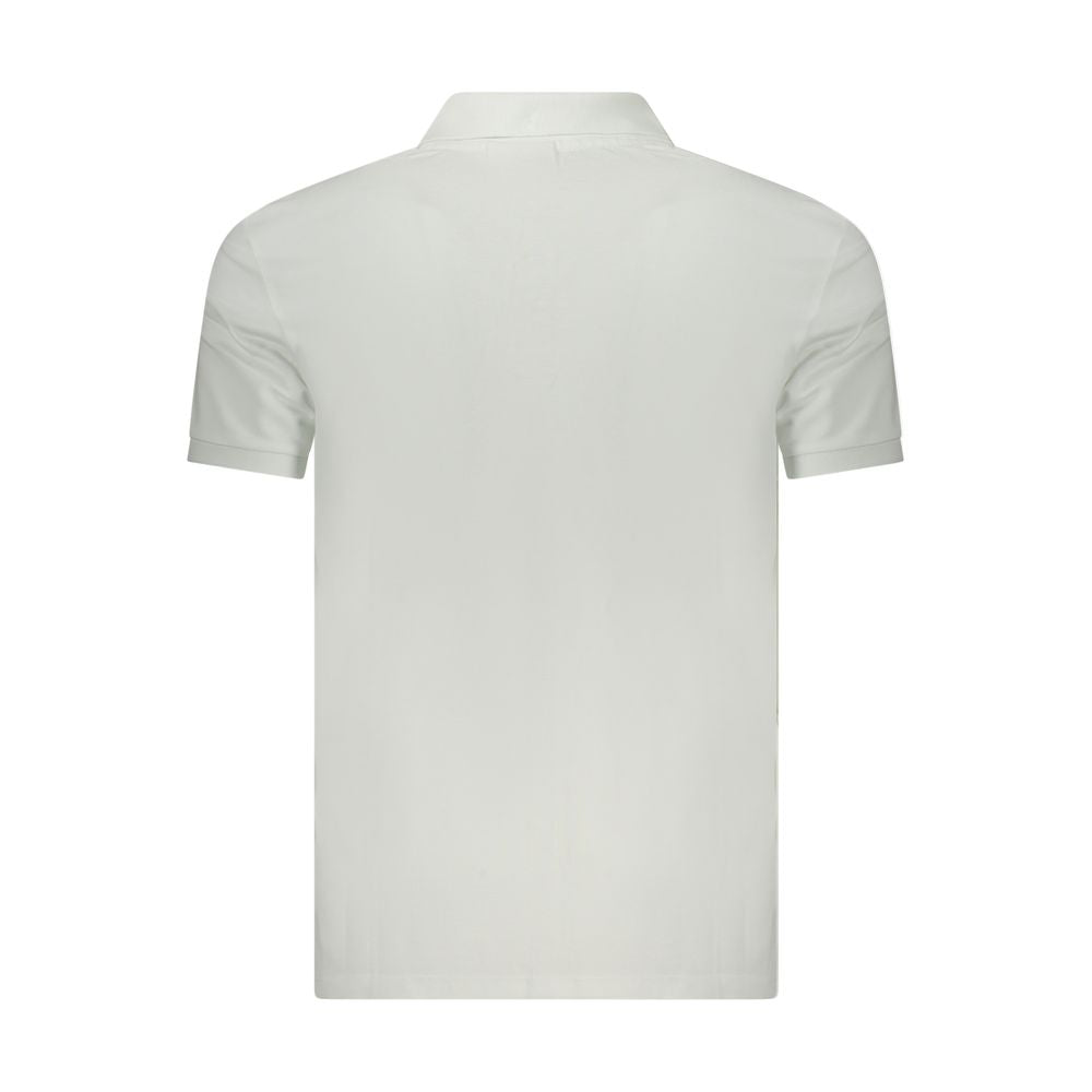 Calvin Klein White Cotton Polo