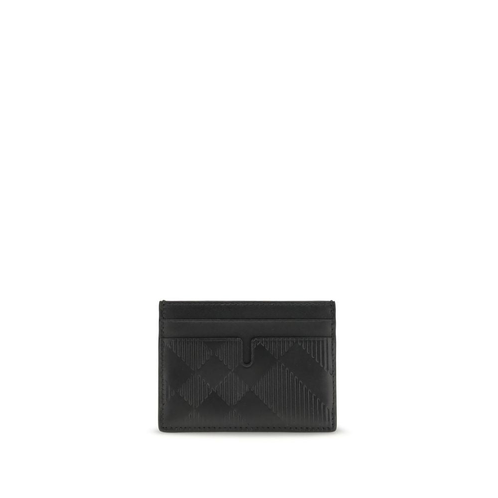 Burberry Black Calf Leather Wallet